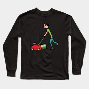 Lawn Mowing Long Sleeve T-Shirt